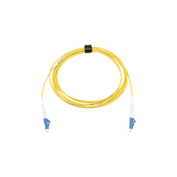 Jumper de Fibra Óptica Monomodo (OS2), XGLO, Riser, LC/UPC-LC/UPC Simplex, ONFR, Color Amarillo, 3 Metros