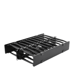 Organizador de Cable Horizontal RouteIT, Doble, Para Rack de 19in, 6in de profundidad, 2UR