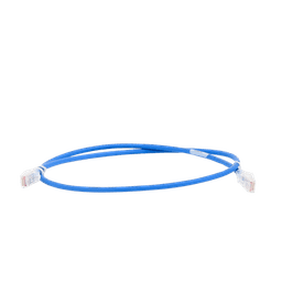 Patch Cord MC6 Modular Cat6 UTP, CM/LS0H, 3ft, Color Azul, Versión Bulk (Sin Empaque Individual)