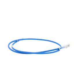 Patch Cord MC6 Modular Cat6 UTP, CM/LS0H, 3ft, Color Azul, Versión Bulk (Sin Empaque Individual)