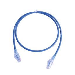 Patch Cord MC6 Modular Cat6 UTP, CM/LS0H, 3ft, Color Azul, Versión Bulk (Sin Empaque Individual)