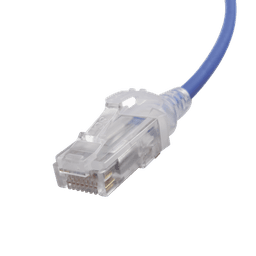 Patch Cord MC6 Modular Cat6 UTP, CM/LS0H, 5ft, Color Azul, Diámetro Reducido (28AWG)