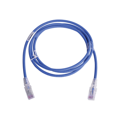 Patch Cord MC6 Modular Cat6 UTP, CM/LS0H, 5ft, Color Azul, Versión Bulk (Sin Empaque Individual)