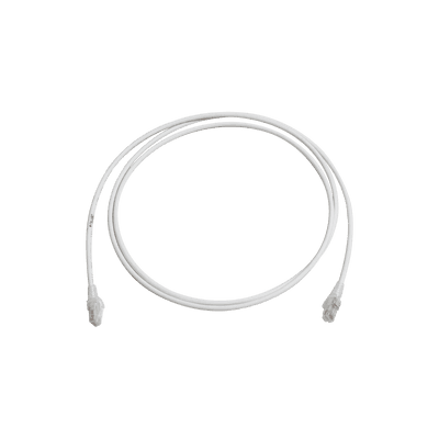 Patch Cord MC6 Modular Cat6 UTP, CM/LS0H, 7ft, Color Blanco