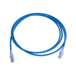 Patch Cord MC6 Modular Cat6 UTP, CM/LS0H, 7ft, Color Azul, Versión Bulk (Sin Empaque Individual)