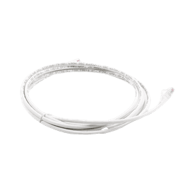 Patch Cord MC6 Modular Cat6 UTP, CM/LS0H, 10ft, Color Blanco, Versión Bulk (Sin Empaque Individual)