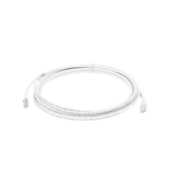 Patch Cord MC6 Modular Cat6 UTP, CM/LS0H, 15ft, Color Blanco