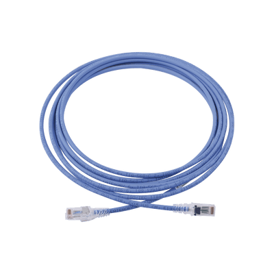 Patch Cord MC6 Modular Cat6 UTP, CM/LS0H, 15ft, Color Azul