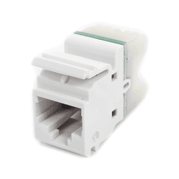 JACK MAX UTP CAT5E RJ45 PLANO BLANCO D/IMPACTO T568A/B