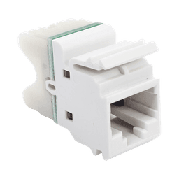 JACK MAX UTP CAT5E RJ45 PLANO BLANCO D/IMPACTO T568A/B