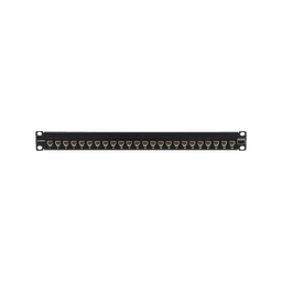 Patch Panel UltraMAX. UTP, Precargado con Jacks Cat5e, 24 Puertos, Plano, 1U