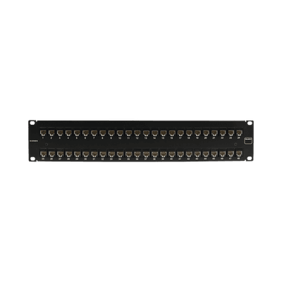 Patch Panel UltraMAX. UTP, Precargado con Jacks Cat6A, 48 Puertos, Plano, 2U