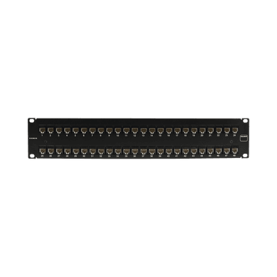 Patch Panel UltraMAX. UTP, Precargado con Jacks Cat6, 48 Puertos, Plano, 2U