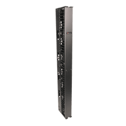Organizador RouteIT Vertical Sencillo de 45UR, Fabricado en Acero Laminado en Frío 16AWG, 6in (152mm) de Ancho 