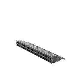 Patch Panel UTP Z-MAX de 48 puertos, Precargado con Jacks Categoría 6, Plano, 1UR