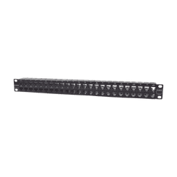 Patch Panel UTP Z-MAX de 48 puertos, Precargado con Jacks Categoría 6, Plano, 1UR