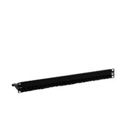 Patch Panel Z-MAX, de 24 puertos, Modular (vacío), Plano, 1UR