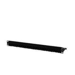 Patch Panel Z-MAX, de 24 puertos, Modular (vacío), Plano, 1UR