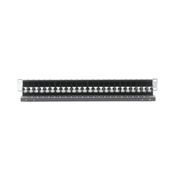 Patch Panel Z-MAX, Blindado, de 24 puertos, Modular (vacío), Plano, 1UR