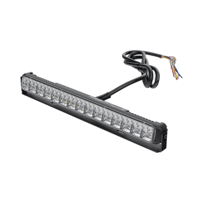 Luz Auxiliar de 45 LEDs Rojo, Ambar y Blanco, 11.42", 12 a 24 VCD