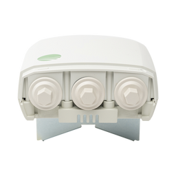 Unidad Terminal MultiHaul™ TU, 90°, 100 Mbps actualizables a 1000Mbps, 3 puertos RJ-45 (Salida PoE habilidata en 2 puertos), Montaje e inyector PoE incluidos, IP65, Color Blanco