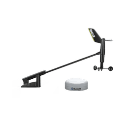 Sensor de viento inalámbrico / Bluetooth / IPX7 / 0.25-50 m/s (0.5-97 kt) / Precisión ±0.5° / Panel solar