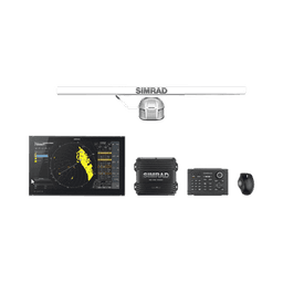 Sistema de radar banda X de 12 kW aprobado por IMO, incluye pantalla de 24 pulgadas, procesador, fuente de poder, teclado y mouse