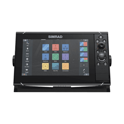 Pantalla de navegación NSS9 Evo3S, integra una ecosonda de 1 kW de potencia, receptor GPS de máxima sensibilidad, y conectividad inalámbrica.   