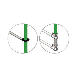 Montaje Lateral Ajustable en Kit para Antenas de 8.89 cm de Diámetro a 228 cm de Distancia-Torre.