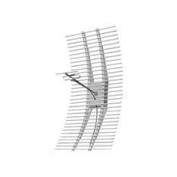 Antena Direccional Parabólica de Rejilla, 435-455 MHz, 15 dBd de Ganancia, 20 MHz de Ancho de Banda, 250 Watt, N Macho.