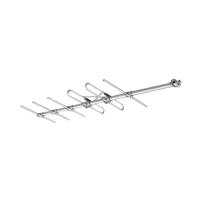 Antena Yagi Direccional 138-174 MHz, 7 dBd (9.1 dBi) Ganancia, 36 MHz, Montaje Central, N Hembra.