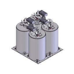 Combinador SINCLAIR, 4 Canales, 430-470 MHz, Montaje en Rack 19", 100 kHz, 125 Watt, N Hembras.