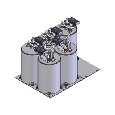 Combinador SINCLAIR, 6 Canales, 430-470 MHz, Montaje en Rack 19", 100 kHz, 125 Watt, N Hembras.