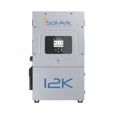 Inversor Hibrido SOL-ARK, 12 Kw, 220 Vcc, Fase Dividida, WIFI incluido, IP65, Entrada de Baterías a 48 Vcc
