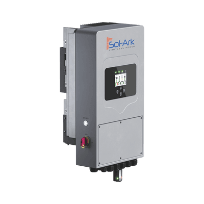 Inversor Hibrido SOL-ARK, 5 Kw, 127 Vcc, WIFI incluido, IP65, Entrada de Baterías a 48 Vcc