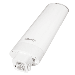Motor para Cortinas Movelite WireFree RTS / Batería Recargable 2000 mAh / Capacidad 35 kg / Control RTS 433.42 MHz / IP30 / Hasta 10 m de Riel / Touch Motion / Compatible con App Inteo Somfy