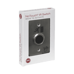 Interruptor IR NoTouch® de Acero Inoxidable, De un solo grupo, Símbolo de puerta