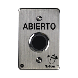 Interruptor IR NoTouch® de Acero Inoxidable, De un solo grupo, ABIERTO