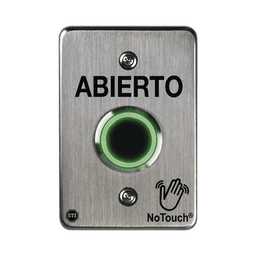 Interruptor IR NoTouch® de Acero Inoxidable, De un solo grupo, ABIERTO