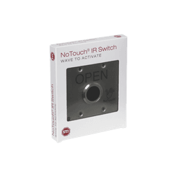 Interruptor IR NoTouch® de Acero Inoxidable, Salida Doble, ABIERTO