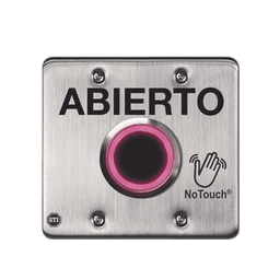 Interruptor IR NoTouch® de Acero Inoxidable, Salida Doble, ABIERTO