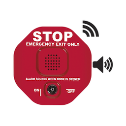 Alarma de puerta multifunción Exit Stopper® inalámbrica