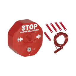 Alarma Multifunción Exit Stopper® para proteger puertas dobles (incluye contactos magnéticos)