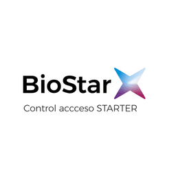 BioStar X edición Starter, Administración de Acceso y asistencia, Licencia para 5 puertas/100 usuarios/1 operador, uso con lectores SUPREMA