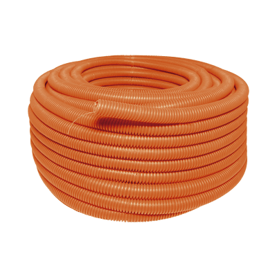 Manguera flexible Reforzada 3/4" x 50 m /Polietileno Alta Densidad HDPE/ Sin guía /Resistente a Intemperie.