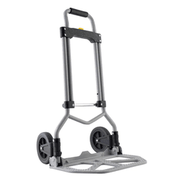 Diablo Plegable / Capacidad 60 kg / Jaladera de Hule Espuma / Botón Despliegue Rápido / Base Acero Antiderrapante / Llanta Hule Duradera / Transporte Compacto