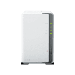 NAS DiskStation DS223j | 2 Bahías | CPU Realtek RTD1619B 1.7 GHz | 1 GB DDR4 | Puerto 1GbE RJ-45 | USB 3.2 Gen 1 | Compatible con HDD y SSD | Synology DSM | RAID 0, 1, JBOD | SMB, AFP, NFS, FTP | Vigilancia IP