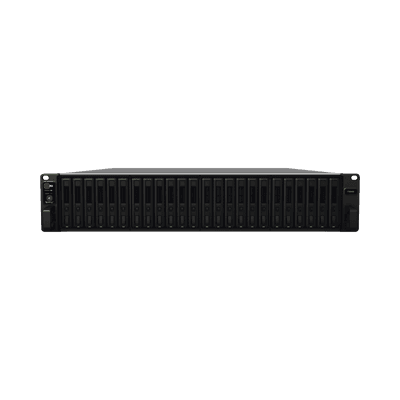 Servidor All-Flash Synology FlashStation FS6400 | 24 Bahías SAS-SATA | Dual Intel Xeon Silver 4110 | 32GB DDR4 ECC RDIMM | 10GbE | Escalable hasta 72 Unidades | Garantía de 5 Años.