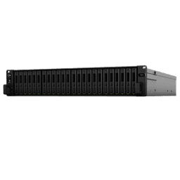 Servidor All-Flash Synology FlashStation FS6400 | 24 Bahías SAS-SATA | Dual Intel Xeon Silver 4110 | 32GB DDR4 ECC RDIMM | 10GbE | Escalable hasta 72 Unidades.