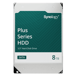 Disco Duro SATA de 3.5" Serie Plus | Capacidad 8TB | Tecnología CMR | MTBF de 1.2 Millón de Horas | Carga de Trabajo de 180 TB/Año | Compatible con Synology DSM.